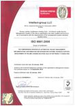 Certificate of the standard ISO 9001:2008 BUREAU VERITAS Certifications, 2016